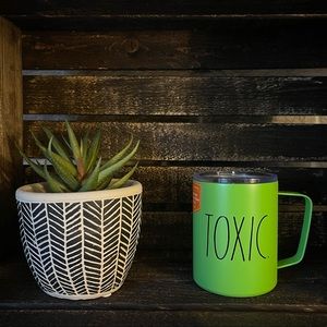 Rae Dunn Halloween Green Toxic Stainless Steel Mug